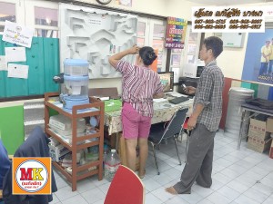 หลังคาเมทัลชีท ติดตั้งที่ หมู่บ้านไลน์บางกอก 80 เลียบกาญจนา