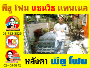 หลังคาพียู โฟม(PU Foam) บุฉนวนหนา 1 นิ้ว และ 2 นิ้ว