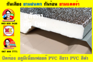 หลังคาเมทัลชีท ติด พียู โฟม (Metal Sheet PU Foam)