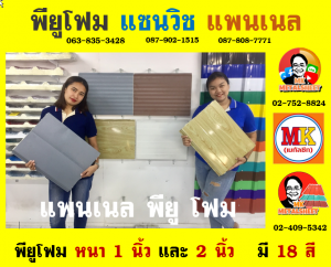 แพนเนล แซนวิช พียู ( Panel Sandwiches PU Foam)