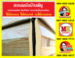 ลอนผนังบ้านแซนวิช พียู โฟม (House Wall Sandwiches Panel PU Foam)