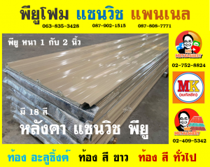 หลังคาพียู (PU Foam Roof)