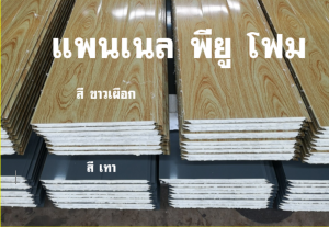 แพนเนล แซนวิช พียู ( Panel Sandwiches PU Foam)